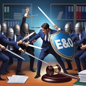Knight with E&O shield fights for affordable coverage.