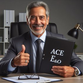 Insurance agent giving the thumbs up.  E and O Insurance for Insurance Agents is the right move for you.