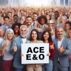A crowd shows their appreciation for ACE Financial and Errors and Omissions Online. They are the key to affordable Errors and Omissions Insurance, E&O