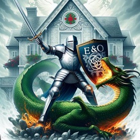 Knight slaying property appraisal dragons.  Property Appraisers Errors and Omissions Insurance Policies can be very affordable.